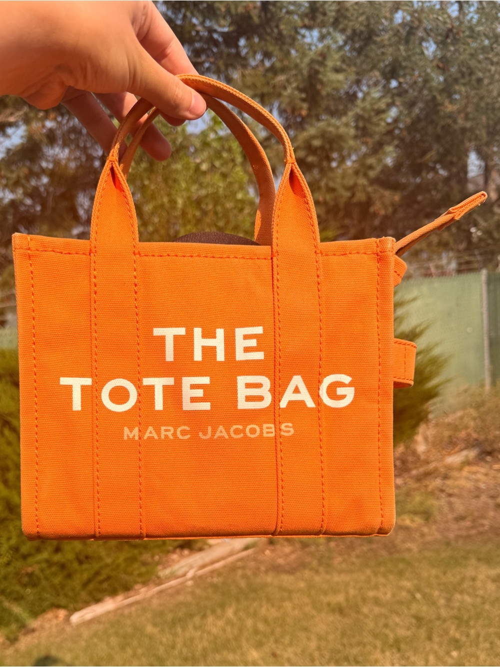 Marc Jacobs Orange 'The Tote Bag' Small